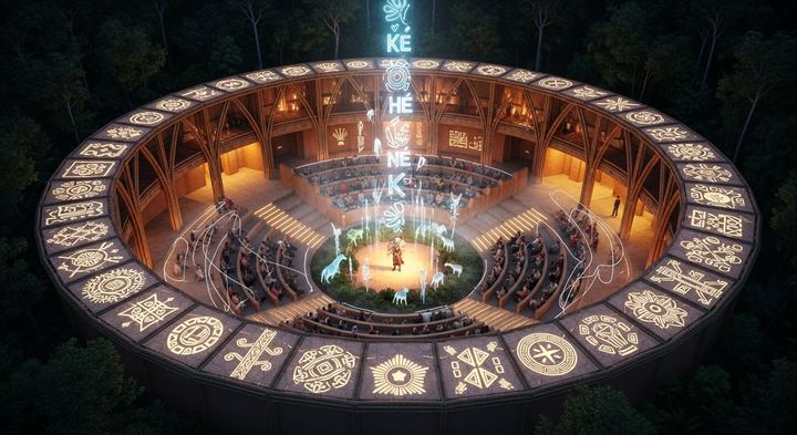 Arena Ceremonial Kené